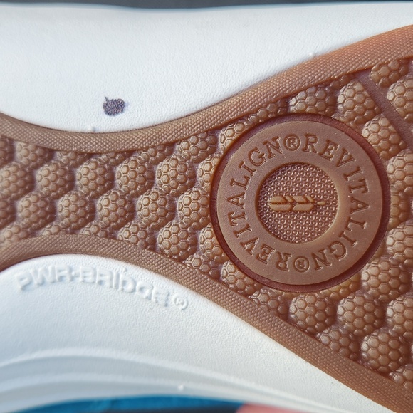 Revitalign Siesta Slide Sequin Mule Shoes In Biscay Bay Sz 6 - Picture 9 of 17